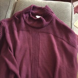 Burgundy Maurices poncho